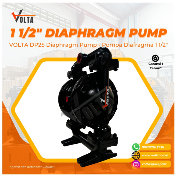 VOLTA DP40 DIAPHRAGM PUMP (POMPA DIAFRAGMA) 1 1/2 INCH